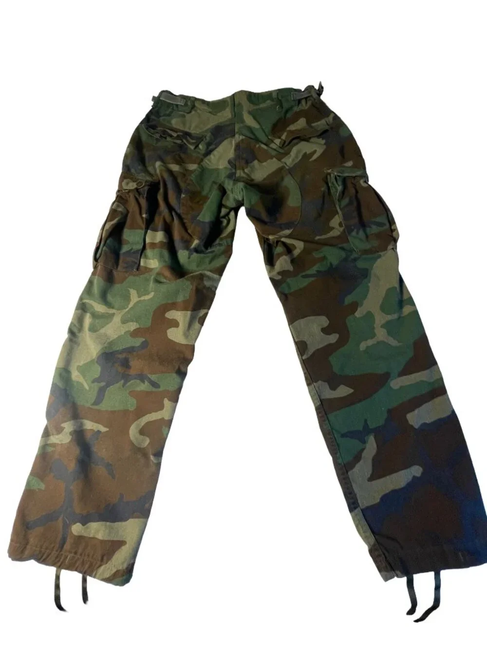 US Army Woodland BDU Camo Cargo Pants Military Medium